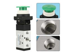 Válvula Pneumática Laxiscreed De 5 Portas E 2 Vias, Controle Manual E Ajuste Circular