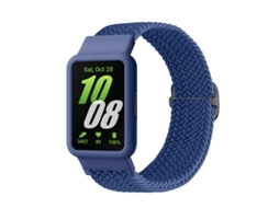 Pulseira em Tecido para Samsung Galaxy Fit3 Azul