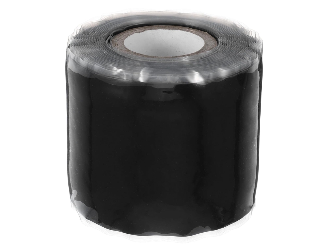 Fita De Silicone Autoadesiva Alta Resistência Para Reparo Mangueiras E Tubulações, 5cm X, Ideal Para Uso Em Radiadores E