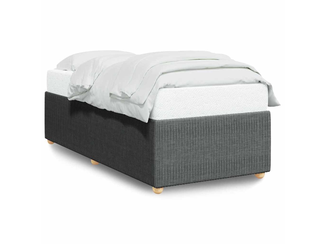 Bed Frame, Bed Frames Vidaxl Cinzeto Tecido (100 X 200 Cm)