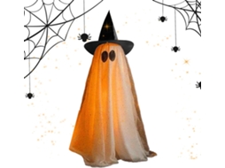Decorações De Fantasmas Para O Halloween Fantasma De Halloween Com Luzes Led, Figuras Assustadoras Gokoco