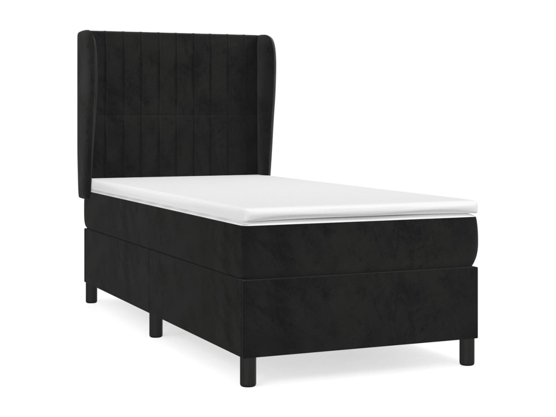 Box Spring Bed, Box Spring Beds Vidaxl Preto Veludo (80 X 200 Cm)