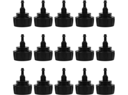 Conjunto De 15 Conectores Irrigação Por Gotejamento Em Abs Com