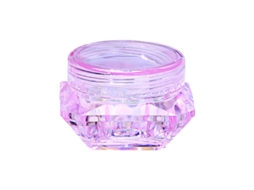 Jarros Claros Em Forma De Diamante Elegante, Resistentes A Jarros De Maconha De Plástico Transparentes Para Rachaduras Para Viagens Ou Uso Profissiona