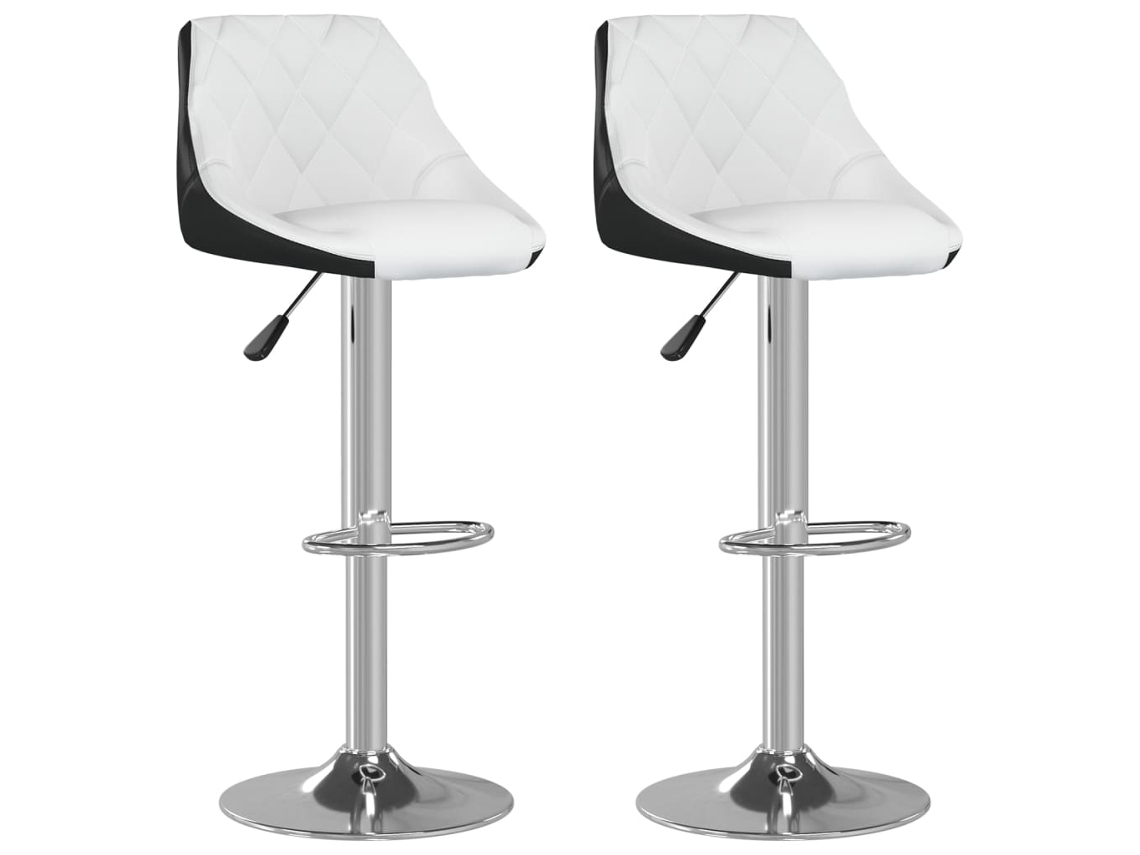 Bar Stool, Bar Stools Vidaxl Preto Couro Artificial (n/a)