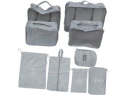 Bolsa De Viagem Dobrável, Organizador De Bagagem Com Zíper Para Guardar Malas.