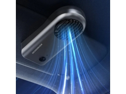 Cinza Purificador de Ar 1200mah, Ozônio, Desodorizador Ativo, Eliminador Odores, Carro, Casa, Geladeira MDUG