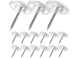 100 Tachinhas de Mesa Plástico Transparente