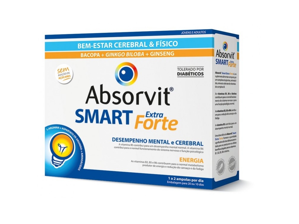 Sumplemento ABSORVIT Smart Extra Forte (30x10ml)