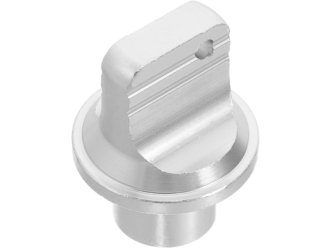 Patkaw Accessoire Moto Tête De Clé En Alliage D'aluminium Argenté, Resistente Ao Uso Diário, Fácil Instalar,