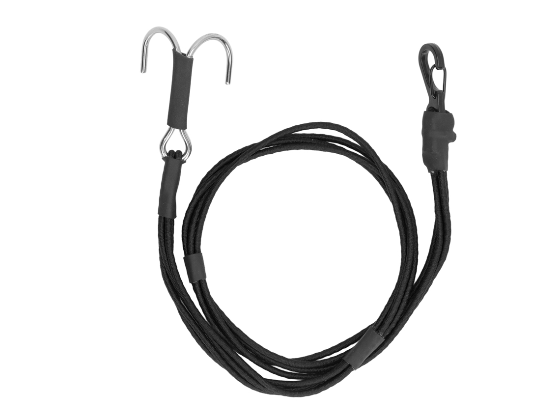 Mali cinto Elástico de Guincho Cinético para Rc Crawler com Ganchos para Carros de Controle Remoto 1/10 1/8 Preto