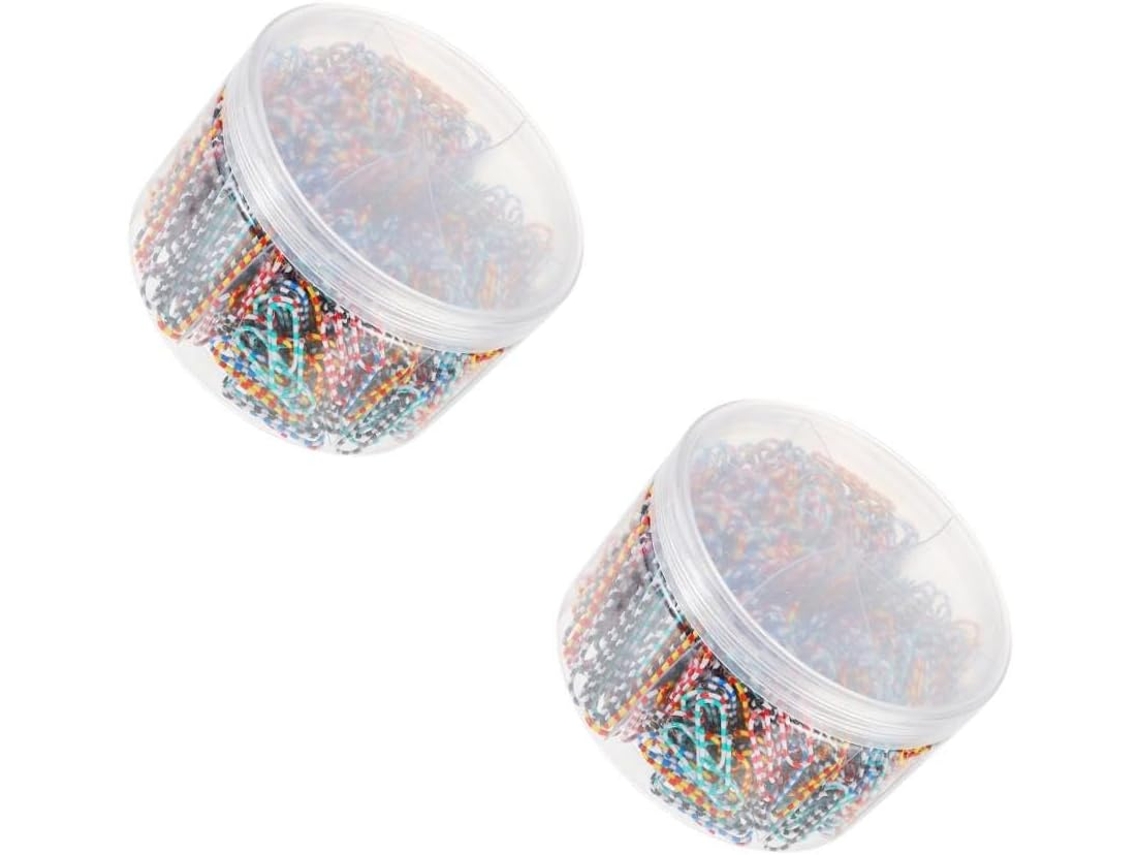 Homsfou Clips, Compartimentos e Organizadores para Mesa e Material Escolar, 450 Peças*2