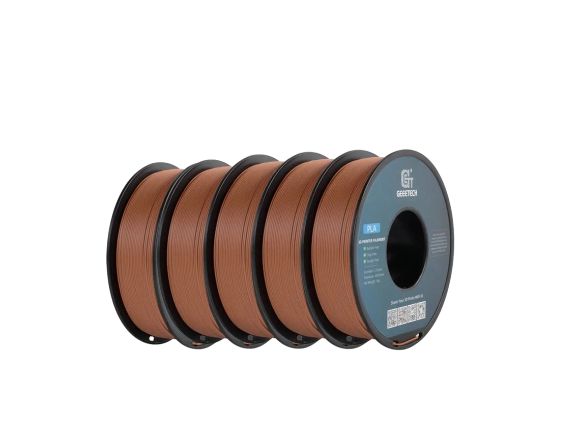 Filamento PLA de 1,75 mm de diâmetro, alta resistência e rigidez, feito de jacarandá OEM.