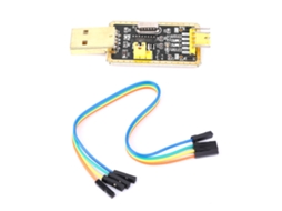 Módulo adaptador serial USB para TTL UART Ch340g com luz de alimentação (3,3 V/5 V)
