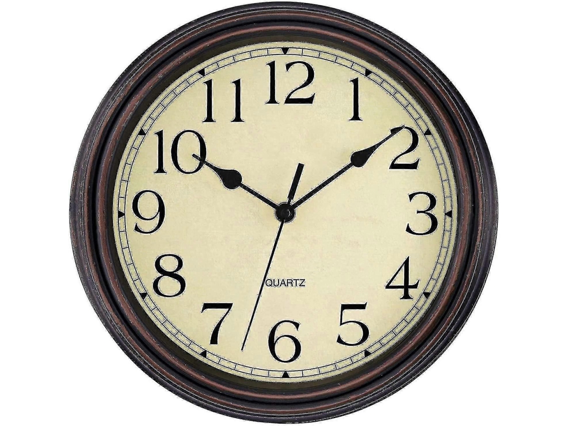 Relógio De Quartzo Retro Silencioso Sem Tique-taque (12 Polegadas)