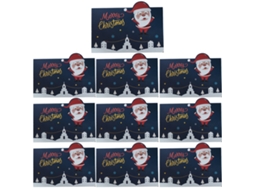 10 Conjuntos de Cartões de Natal Cartões de Mensagem Festiva com Envelope NEVEANCE