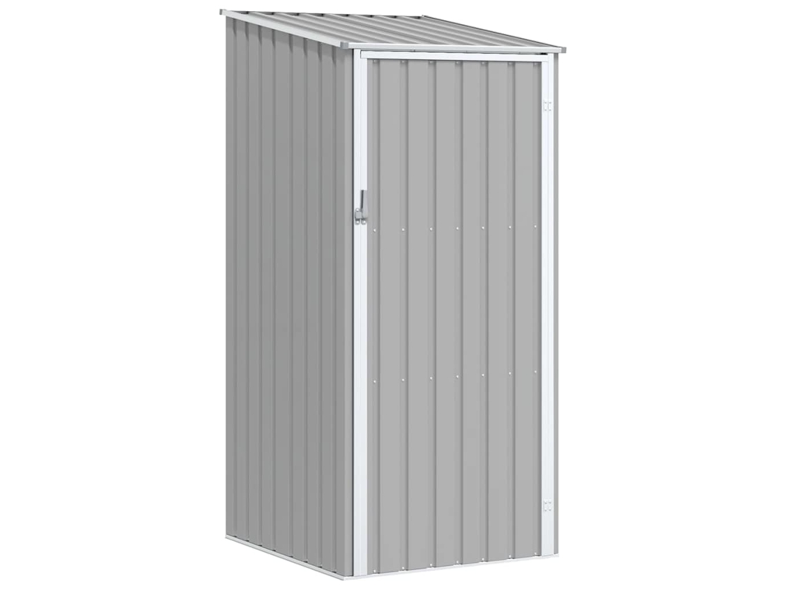 Vidaxl Abrigo De Jardim 87x98x159 Cm Aço Galvanizado Cinzento