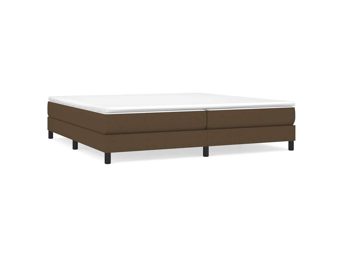 Box Spring Bed, Box Spring Beds Vidaxl Marrom Tecido (200 X 200 Cm)