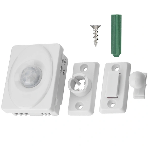 Sensor de Movimento Infravermelho Passivo Ajustável Automaticamente, Interruptor de Indução Corpo Humano para Luz Led, 12v BRILVIBERA (pir)
