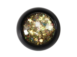 Decoração De Unhas Com Glitter De Estrela Hexagonal E Sequins Irregulares Dourado Para Manicure