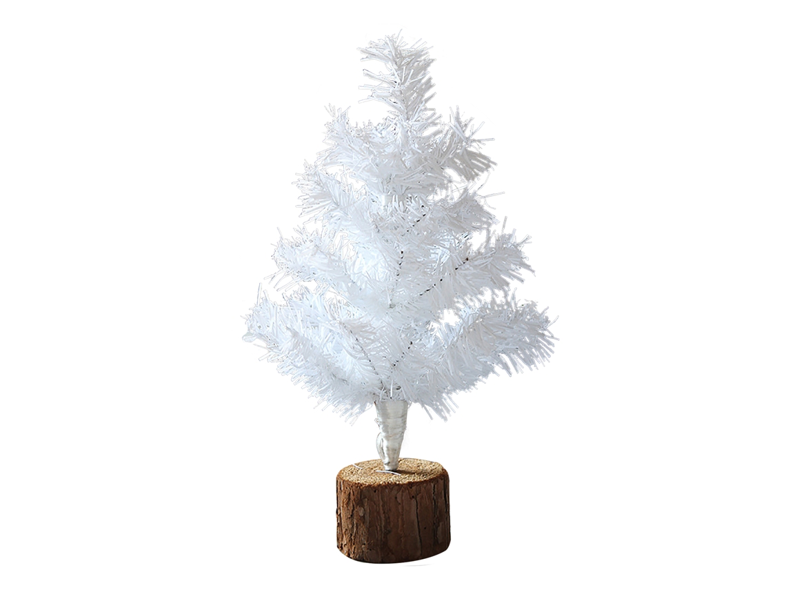 Árvore De Natal Pequena Branca Laxiscreed De 30cm Para Decoração Natalícia Elegante