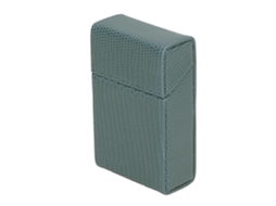 Porta cigarros S/MARCA de couro PU, unissex, com design de lagarto, prático, portátil, verde