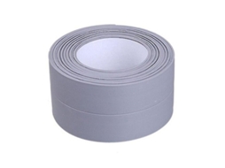 Cinta De Sellado Para Baño Pvc Autoadhesivo Impermeable Gris 3.2m X 3.8cm