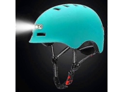 Capacete de Ciclismo e Motocicleta com Luz de Advertência Iluminada para Adultos e Crianças. TAISHENGDA
