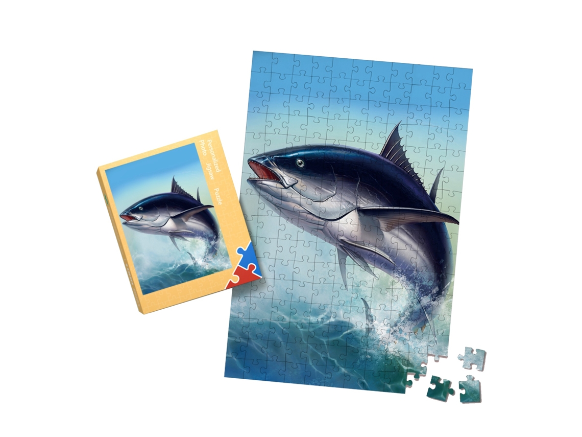 Quebra Cabeça Infantil Com Estampa De Peixes Marinhos, Educativo, Interessante, Impressão Em Alta Definição, Pintura Em Papel, Que Aquaforge