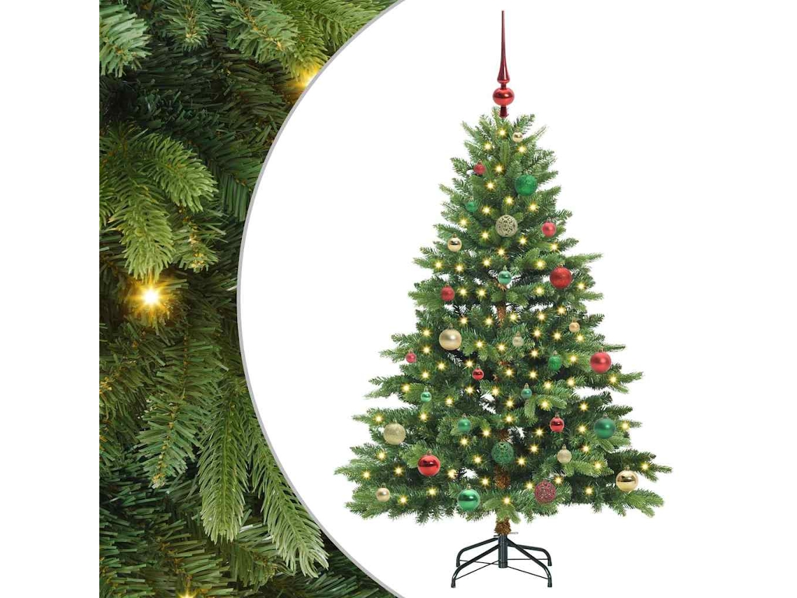 Decoração De Natal Vidaxl Verde Plástico (150 Cm)
