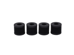 4 Peças De Solas Antivibração De Impressora Com Absorção De Impactos Em Borracha Para Impressora 3d Bambu Lab X1 X1c P1p P1s