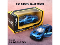 Miniatura de Carro em Liga Metálica, Escala 1/43, com Mecanismo de Fricção, Brinquedo Infantil. MDUG