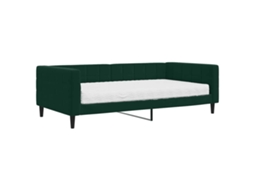 Sofá cama com Colchão 100x200 Cm Veludo Verde escuro MAISON EXCLUSIVE