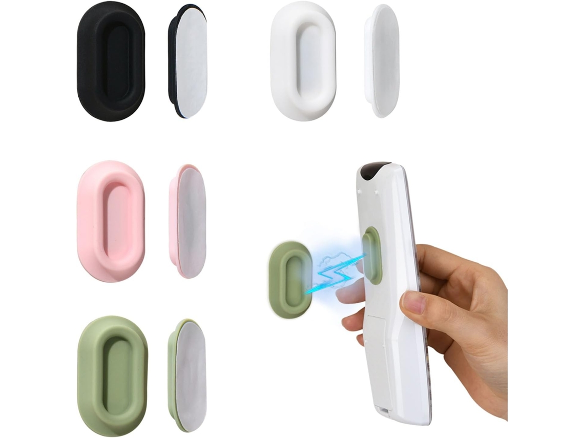 Suporte De Parede 4 Peças, Autoadesivo, Sem Furar, Silicone Elysve