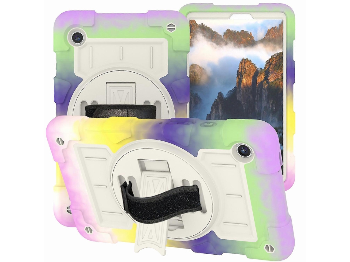 Capa Protetora Para Tablet Samsung Galaxy Tab A9 Com Suporte, Em Tpu E Pc, Alça De Ombro. Tuotuo