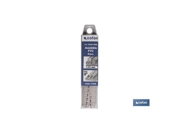 Sierra calar (5pcs) t101b hcs 75x2,7 madera/plasti