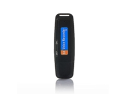 Gravador Digital Usb, Disco Flash Profissional U Disk, Usado Para Palestras, Entrevistas E Reuniões Yizhood (preto)
