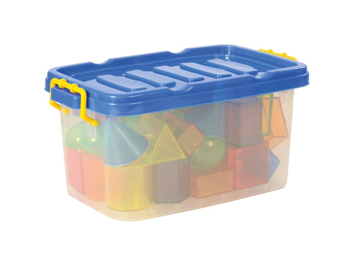 Conjunto De Brinquedos Eduplay Com Formas Geométricas Transparentes 36 Peças