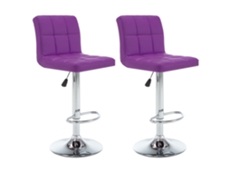 Bar Stool, Bar Stools Vidaxl Roxo Couro Artificial (n/a)
