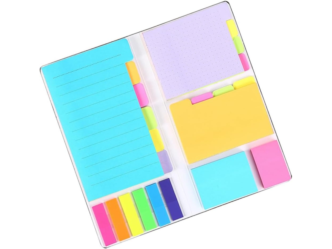 Mémo Autocolante Colorido Em Papel, Prático E Fácil De Usar, Para Trabalho E Estudo Da Maison Bureau