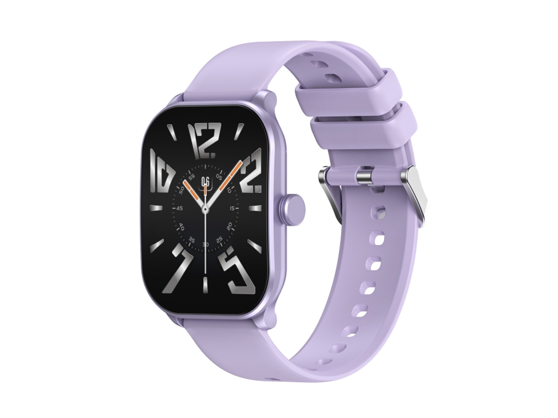 Smartwatch com tela quadrada HD de 2,1 polegadas em tecido, compatível com chamadas Bluetooth e monitoramento de saúde MDUG (vermelho)