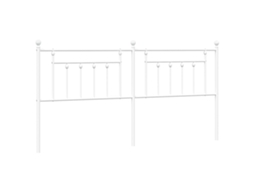 Cabeceira de substituição de 193 cm em metal branco, exclusiva da MAISON.