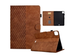 Capa de couro com relevo de diamante Webake para iPad Pro 11 (2024)