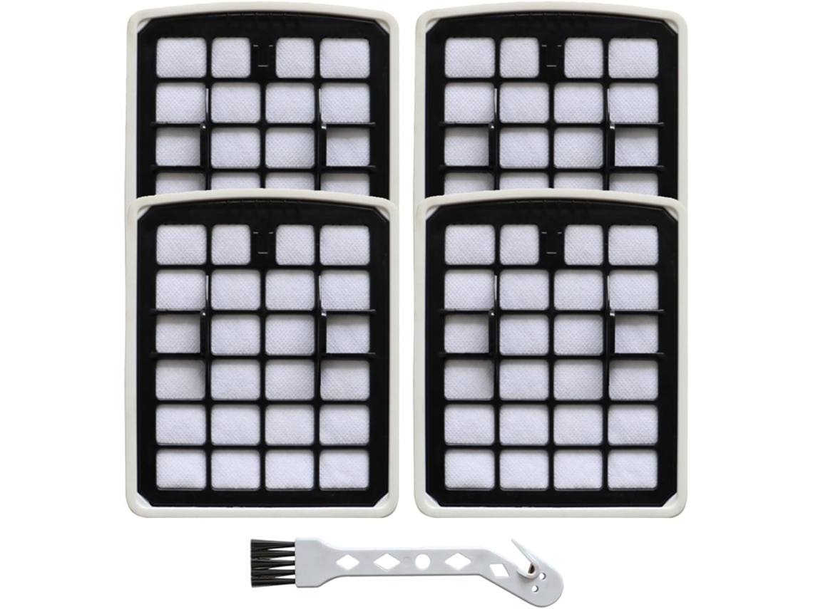 Kit Com 3 Filtros De Esponja Hepa Laváveis Para Aspirador Pó Eureka
