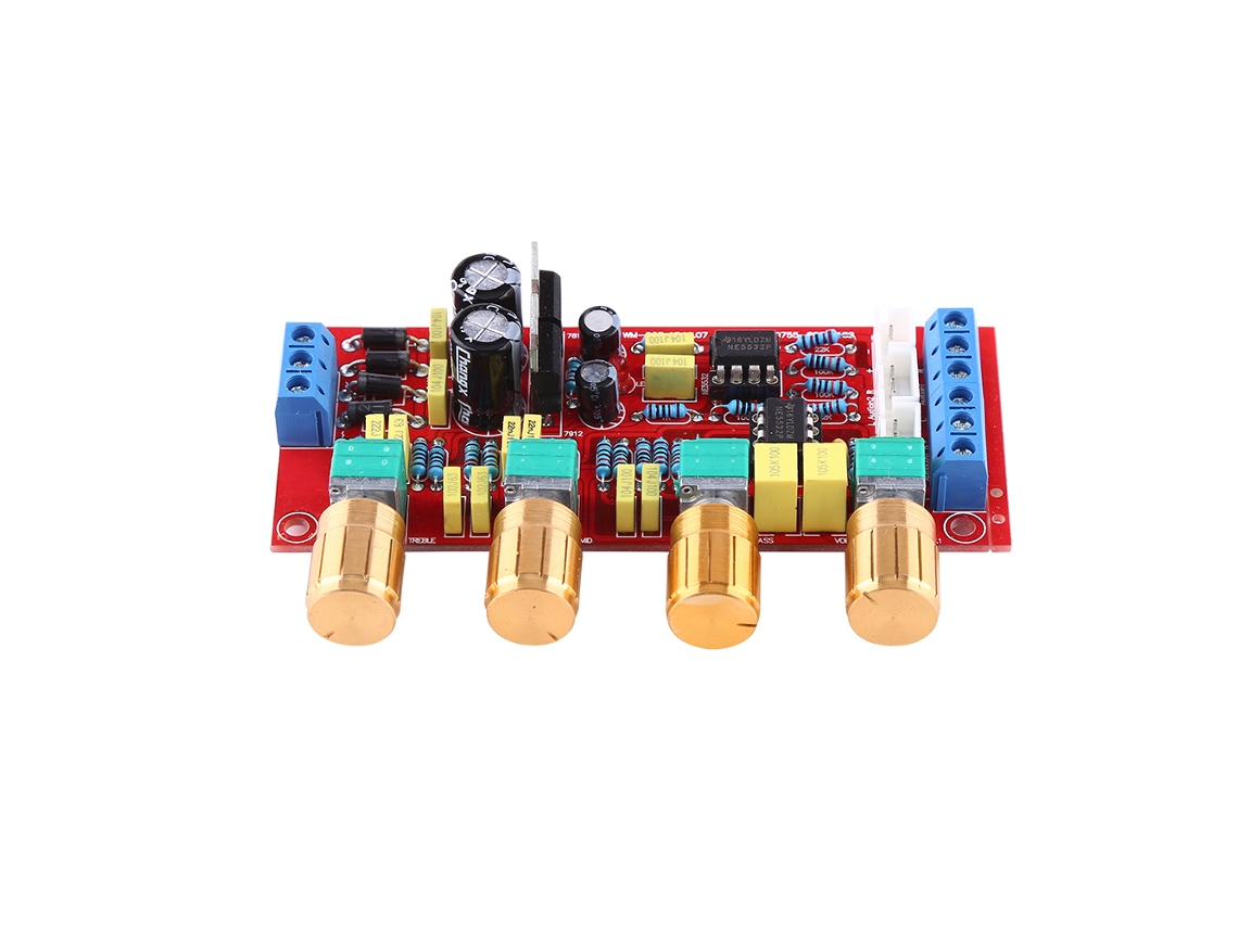 Pré-amplificador HKJ Ne5532 com controle de tom e volume