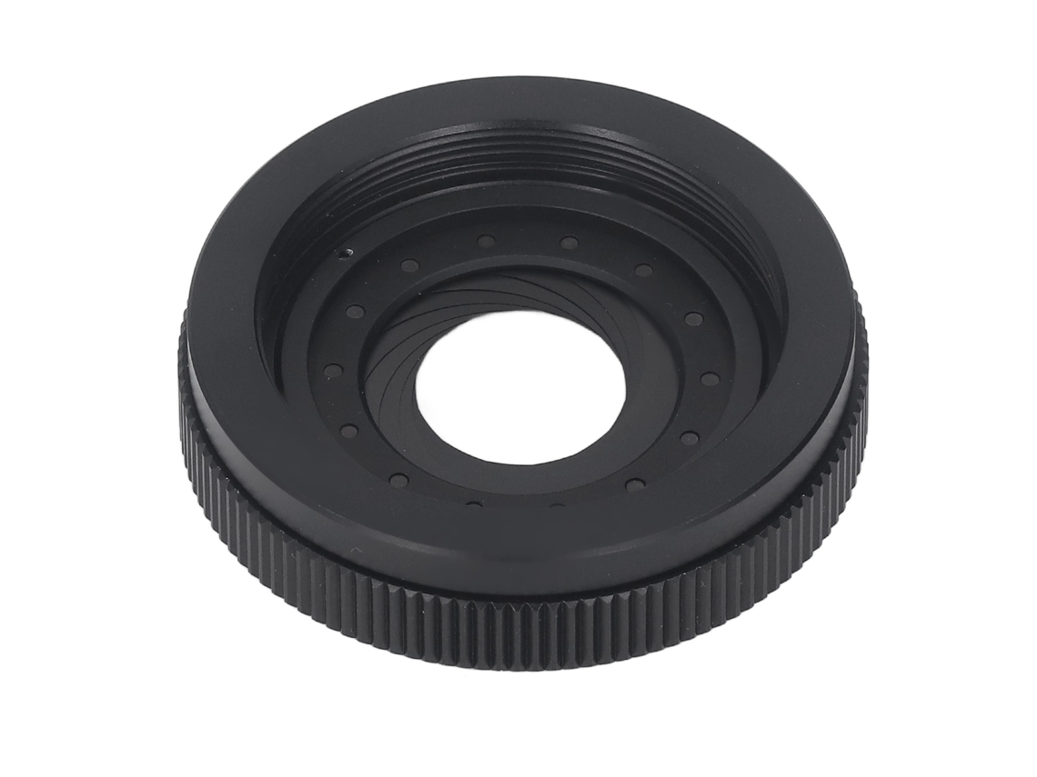 DIAFRAGMA DE ABERTURA ÍRIS AJUSTÁVEL M36 COM DIÂMETRO INTERNO 4.5 25MM S/MARCA