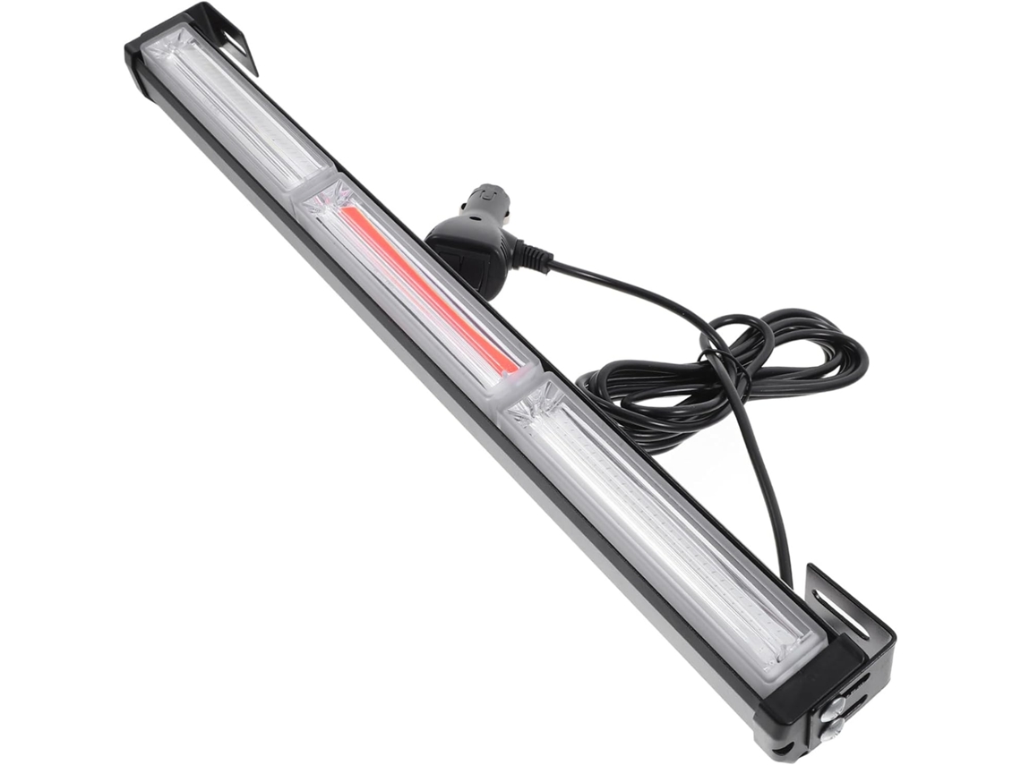 Luz Estroboscópica Led Cob, 3 Barras, Vermelha E Azul, Luz De Advertência Para Veículos Off Road, Iluminação Externa