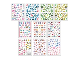 Arte De Unha De Borboleta Em Relevo 5d Requintada, Estilos Mistos Criativos E Legais Para Manicure De Dedos Das Mãos E Dos Pés, Fácil De Aplicar Como