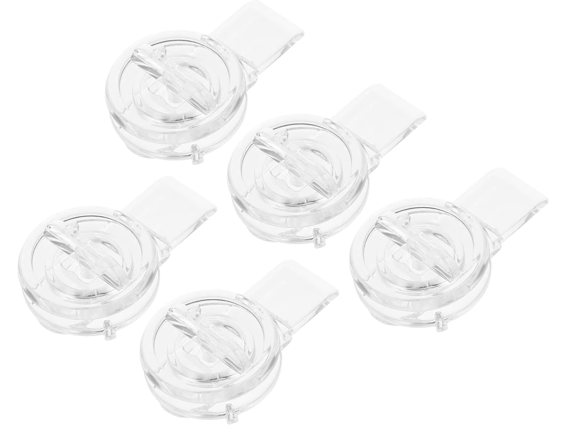 Aboofan 1-conjunto De 5-travas Transparentes Em Acrílico Para Mini Caixas Joias Resistentes, Para Segurança Doméstica E
