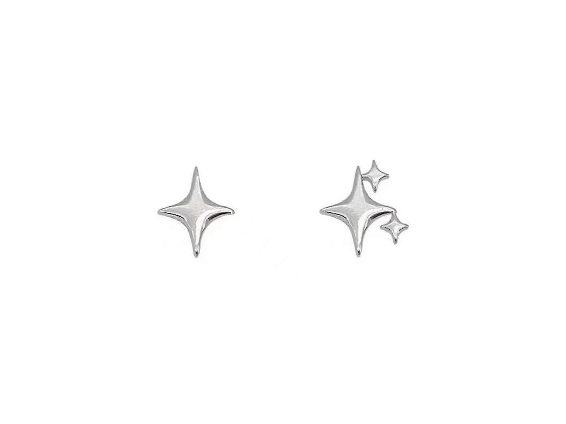 Brincos De Estrela Estilo Punk Elegante, Multicolor, Versáteis
